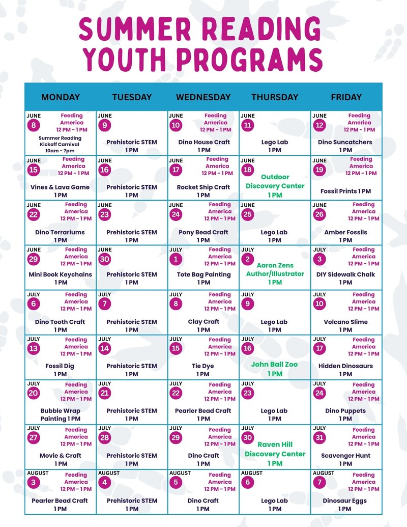 Summer Reading 2026 Youth Events Schedule.jpg